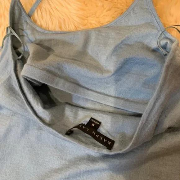 Ralph Lauren Black Label Cashmere Silk Halter Dress - Picture 8 of 15